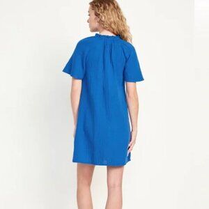 Old Navy Crinkle Gauze Mini Swing Dress